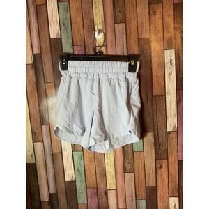 Lululemon Track That Mid-Rise Lined Short 5" Pastel Blue Women’s Size 2 EUC